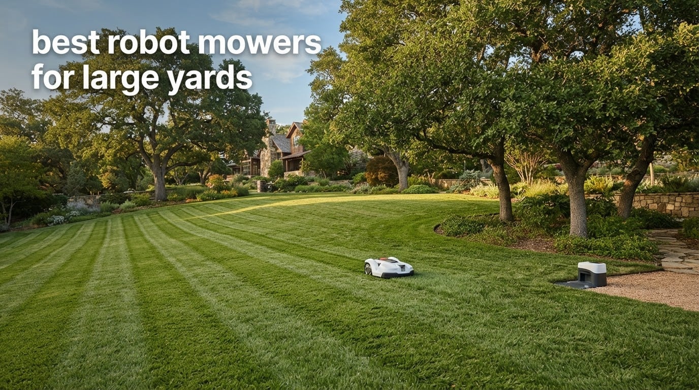 best robot mowers for large yards