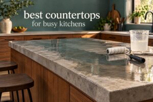 best countertops for busy kitchens