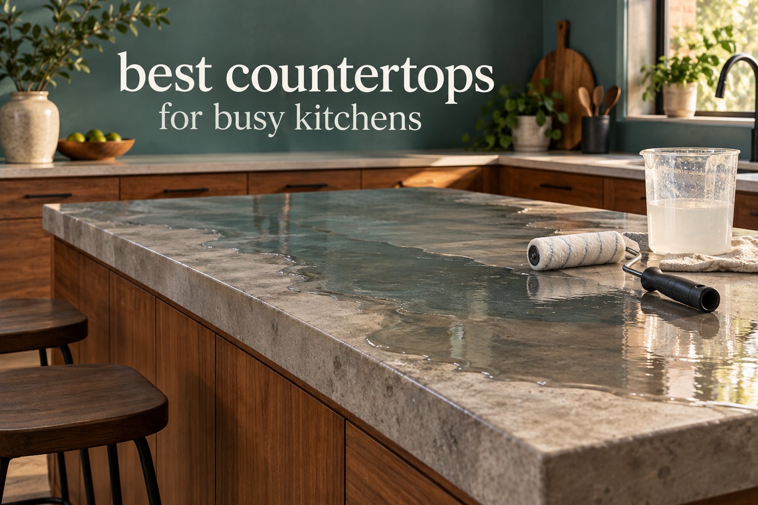 best countertops for busy kitchens