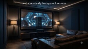 best acoustically transparent screens