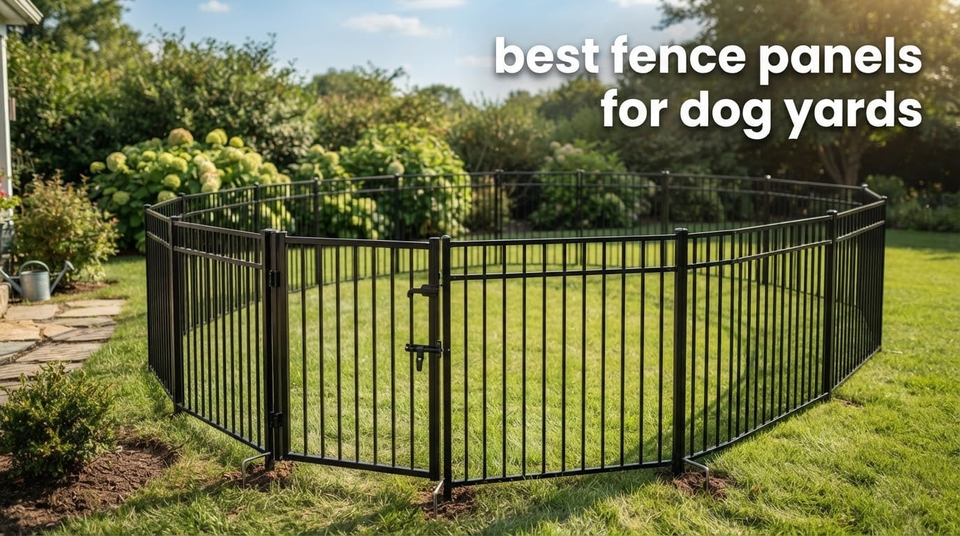 best fence panels for dog yards