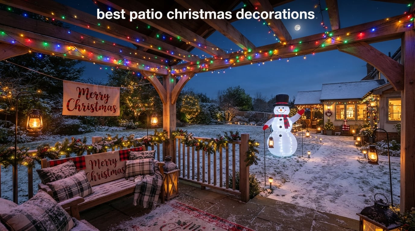 best patio christmas decorations