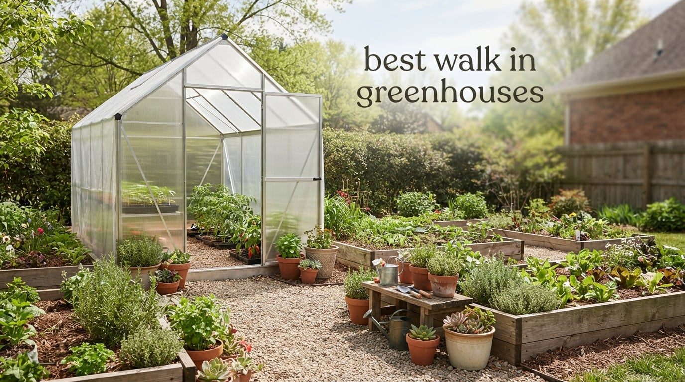 best walk in greenhouses