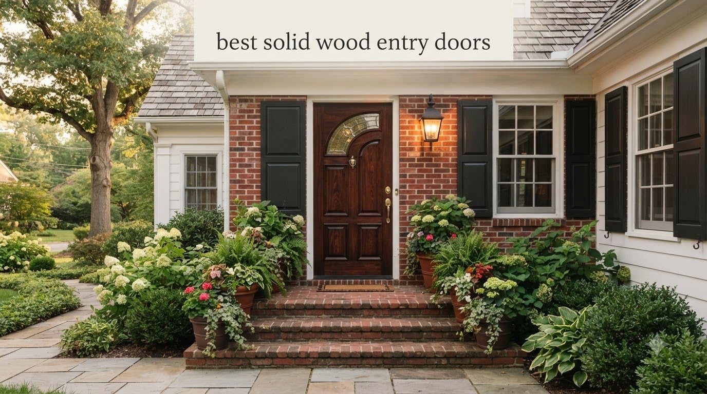 best solid wood entry doors