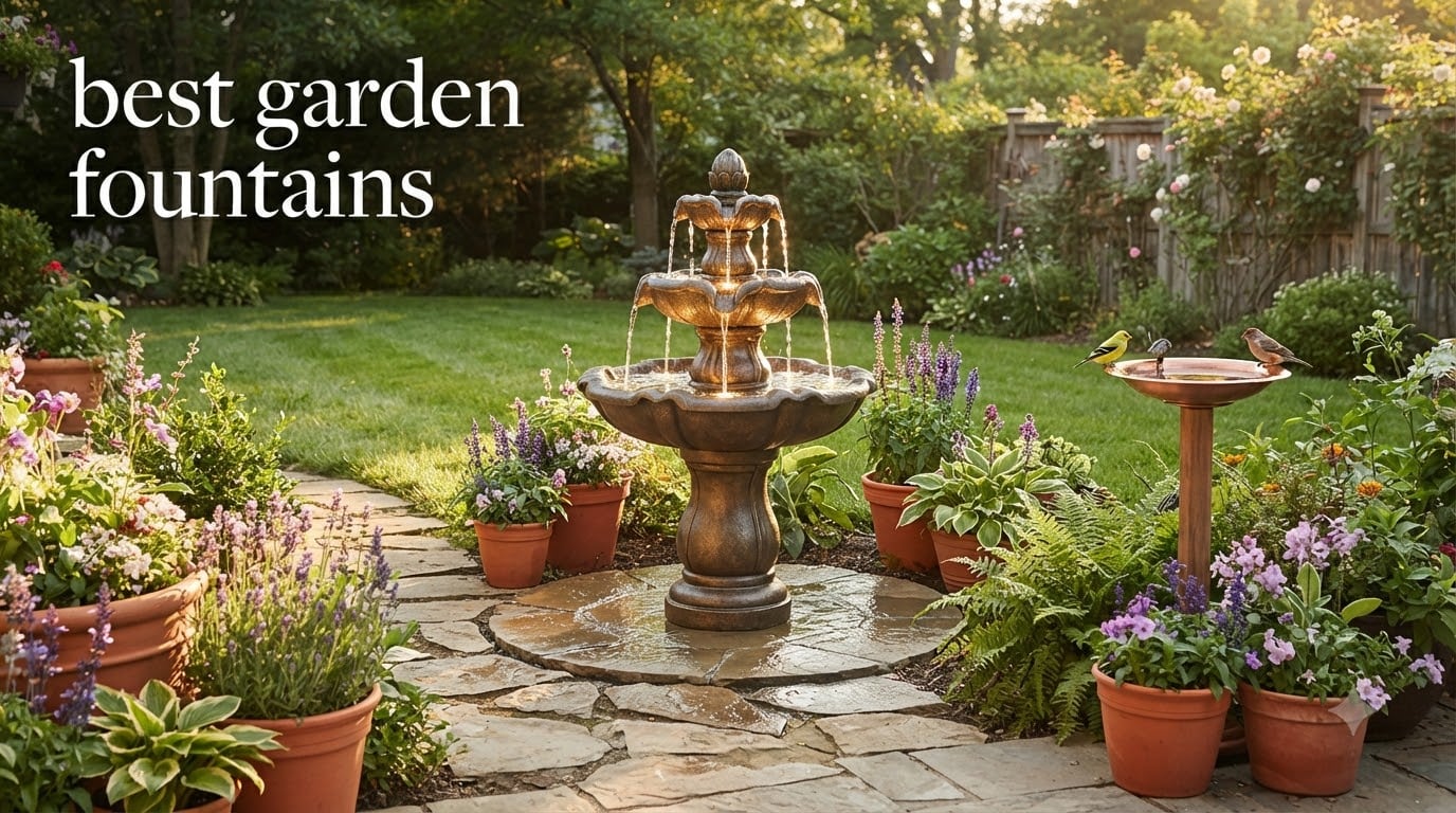 best garden fountains