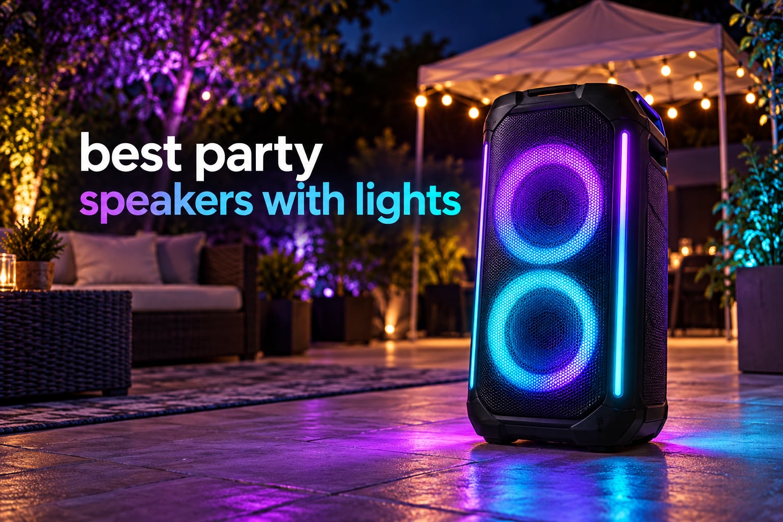 best party speakers with lights