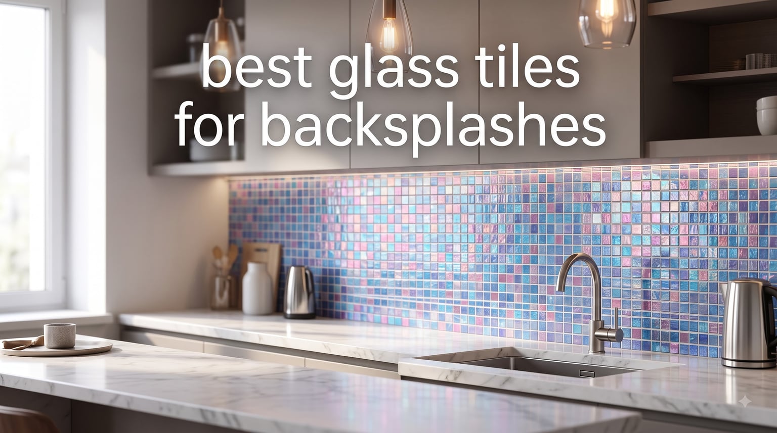 best glass tiles for backsplashes