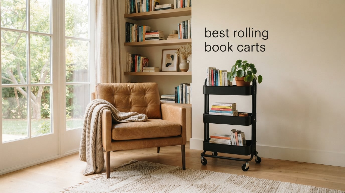 best rolling book carts