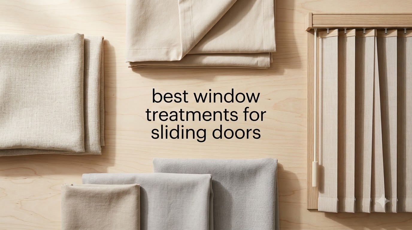 best window treatments for sliding doors