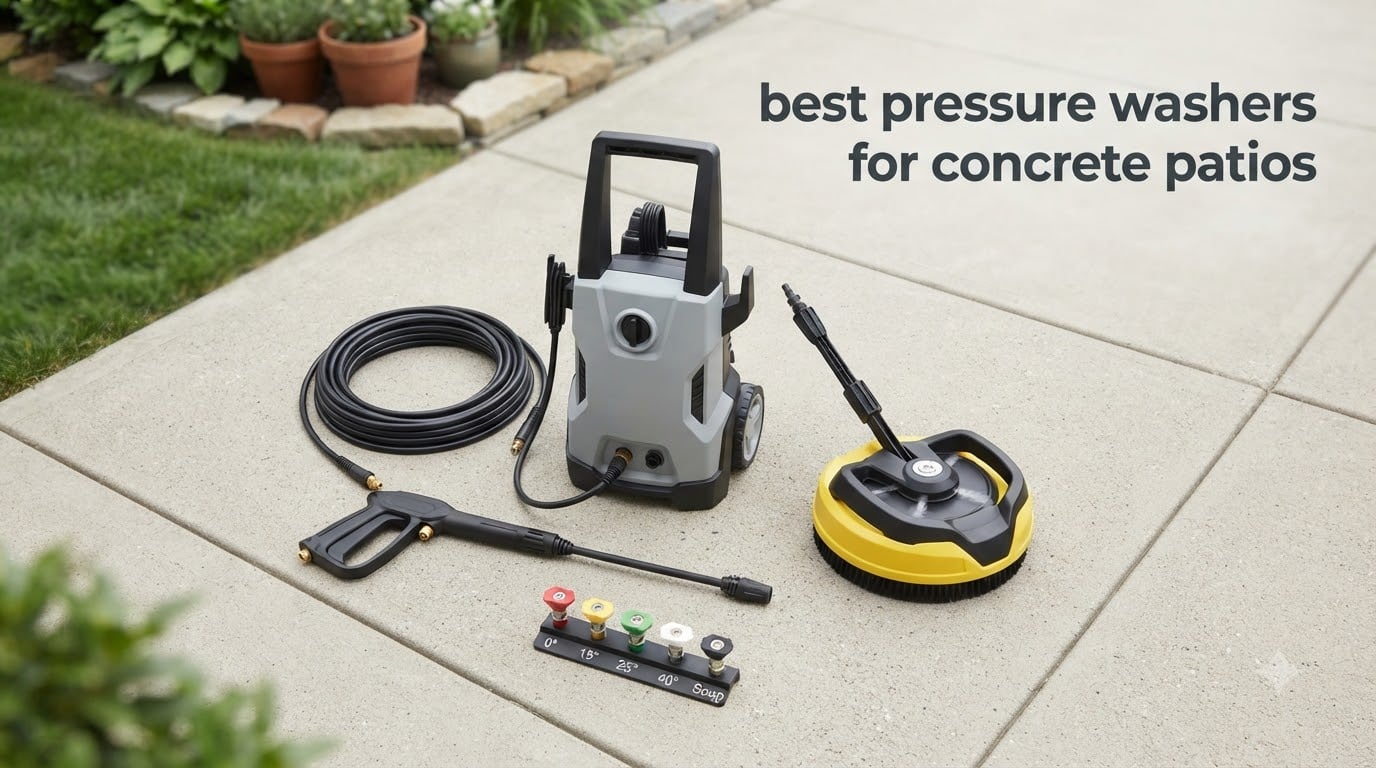 best pressure washers for concrete patios