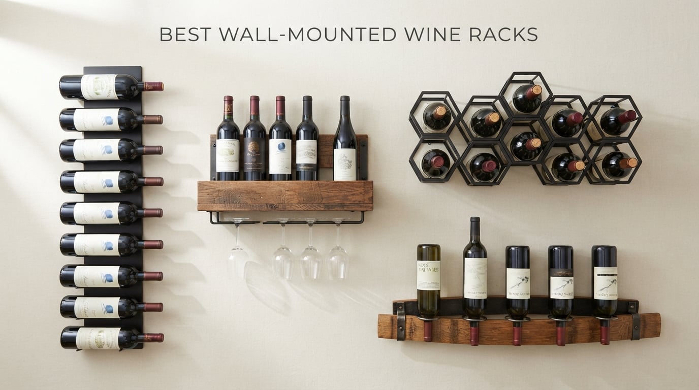 best wall-mounted wine racks