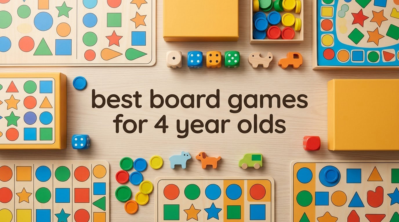 best board games for 4 year olds