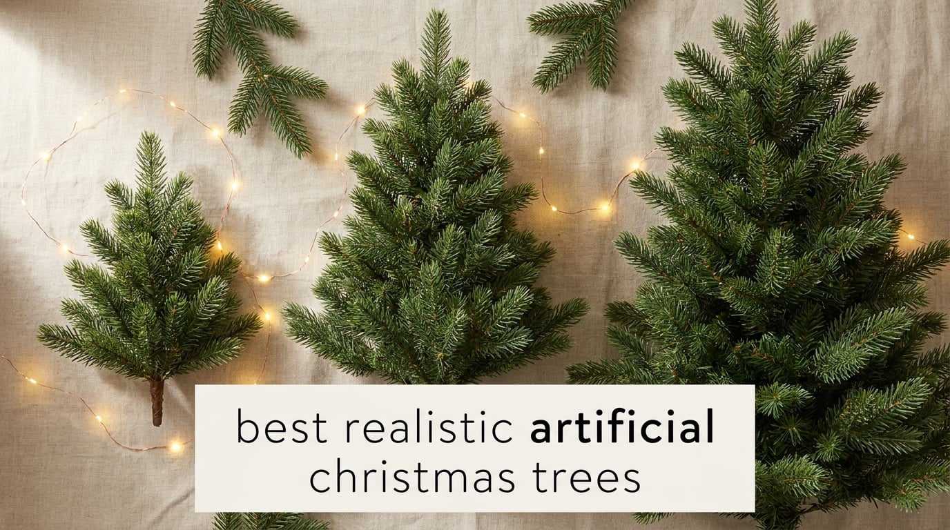 best realistic artificial christmas trees