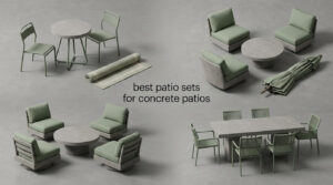 best patio sets for concrete patios