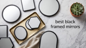 best black framed mirrors