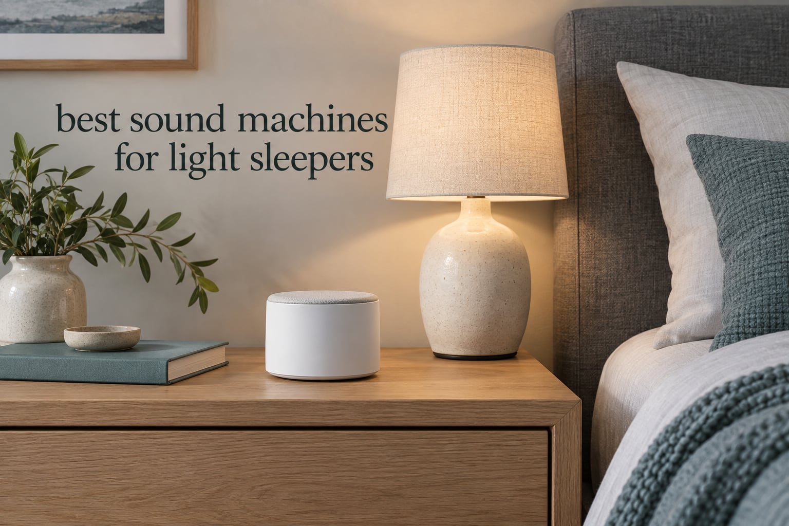 best sound machines for light sleepers