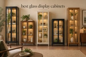 best glass display cabinets