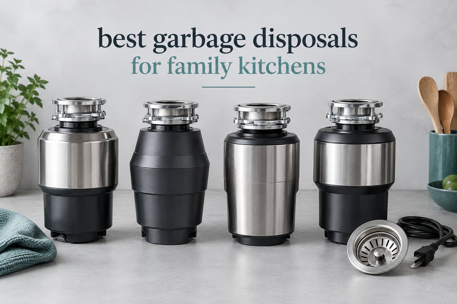 best garbage disposals for family kitchens