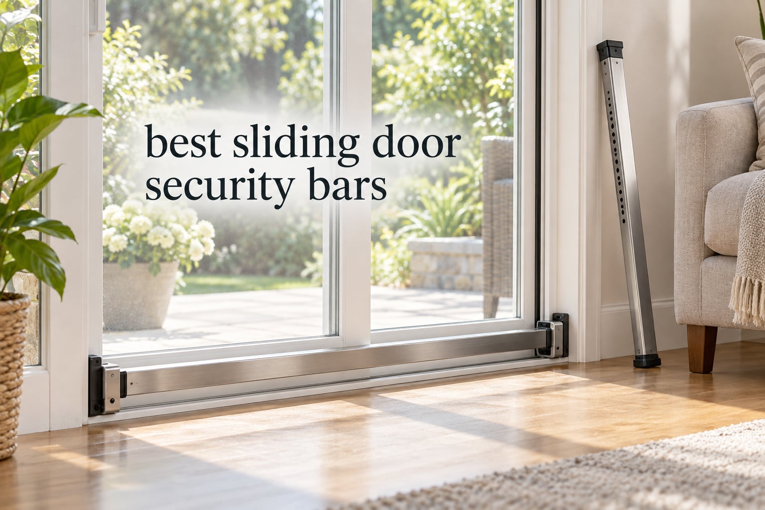 best sliding door security bars