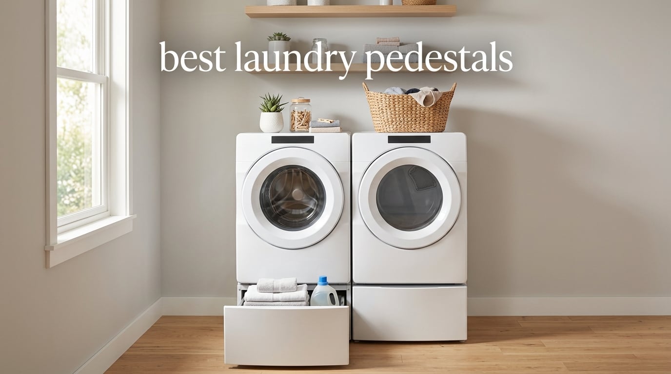 best laundry pedestals