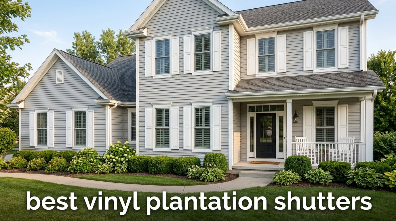 best vinyl plantation shutters