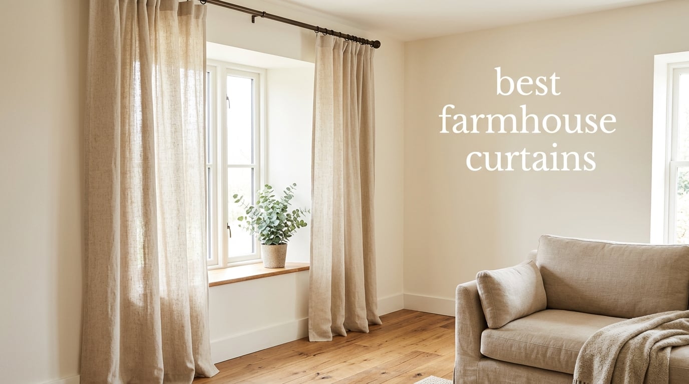 best farmhouse curtains