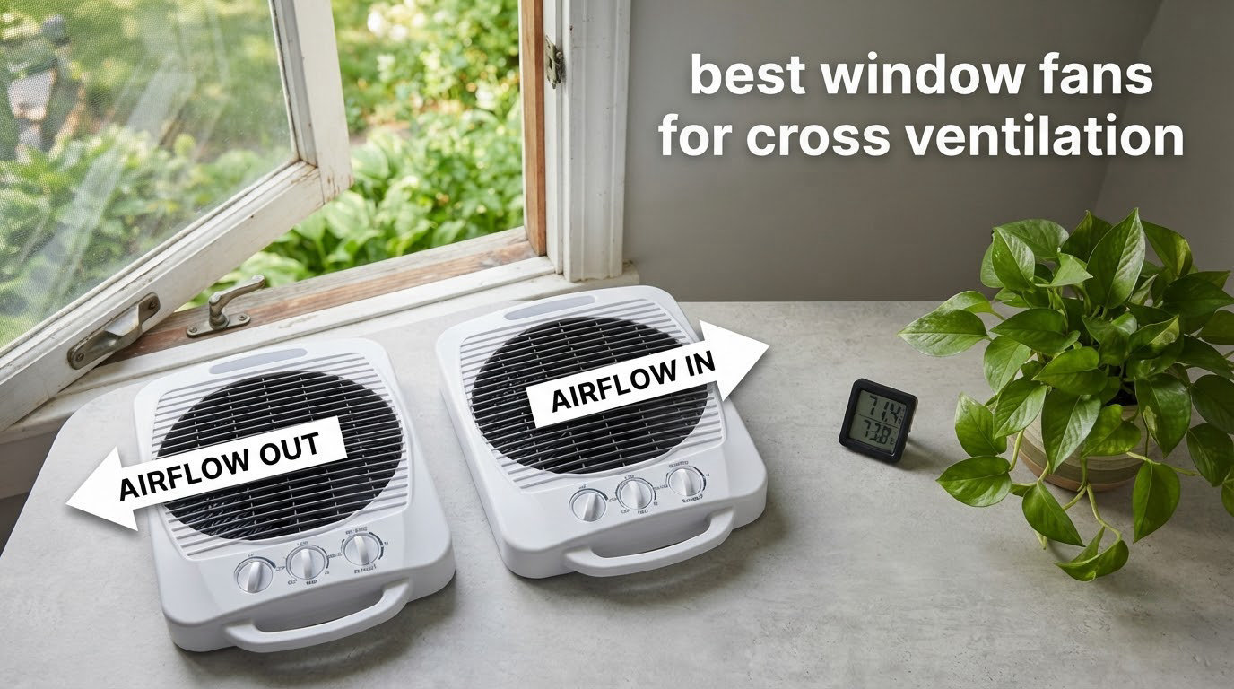 best window fans for cross ventilation