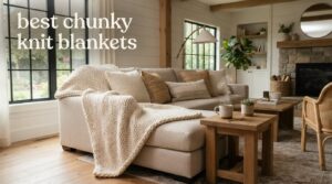 best chunky knit blankets