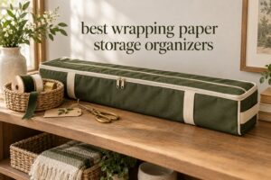 best wrapping paper storage organizers