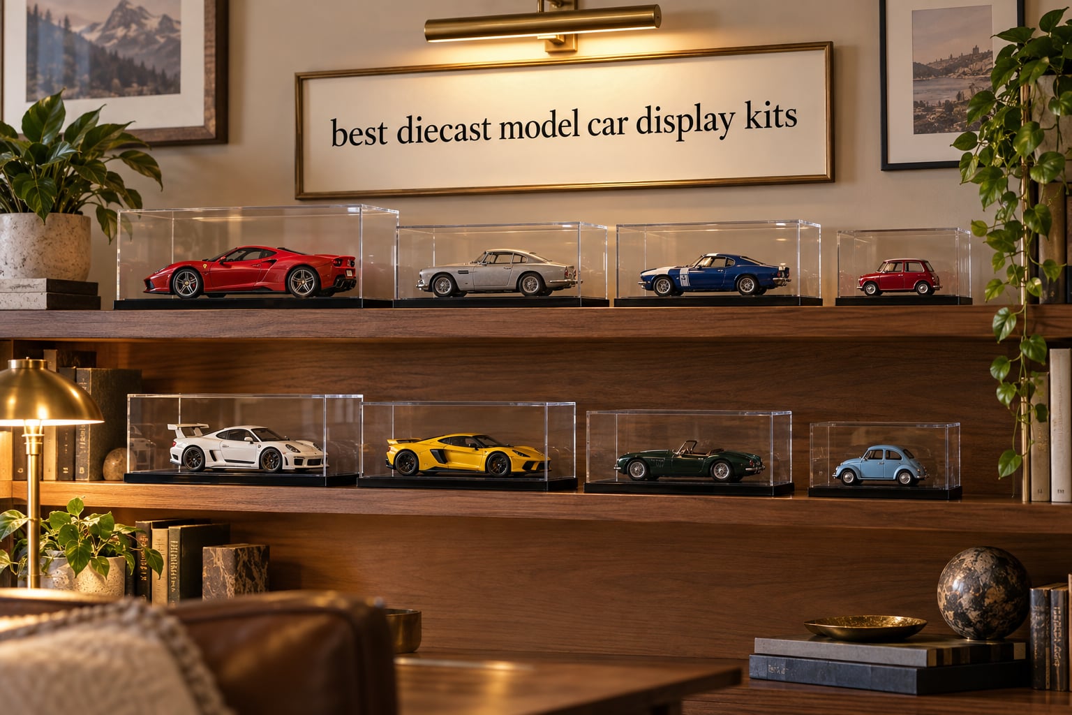 best diecast model car display kits