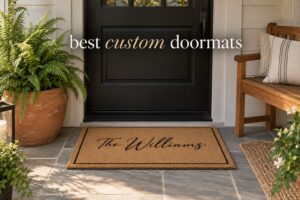 best custom doormats