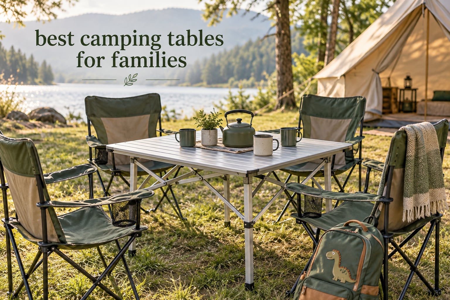 best camping tables for families