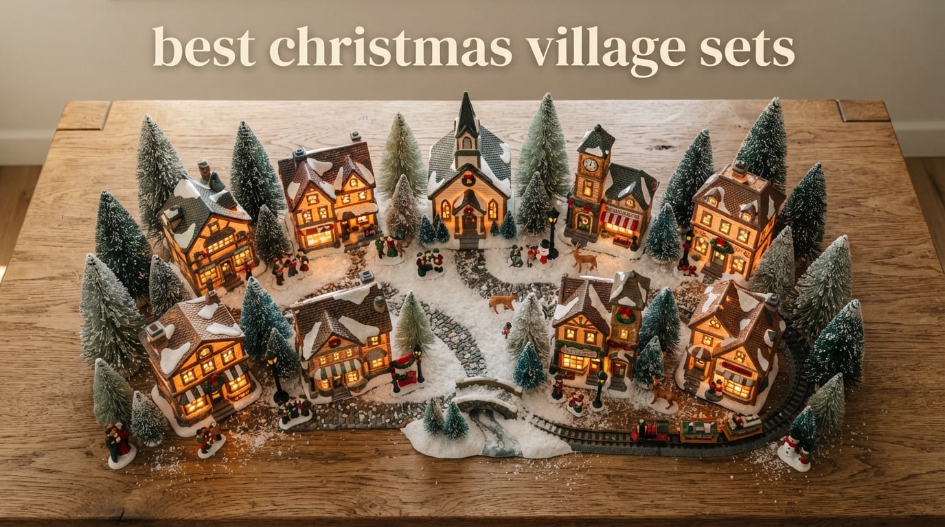 best christmas village sets