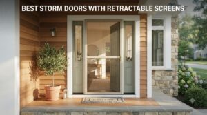 best storm doors with retractable screens