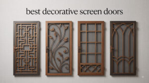 best decorative screen doors