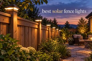 best solar fence lights