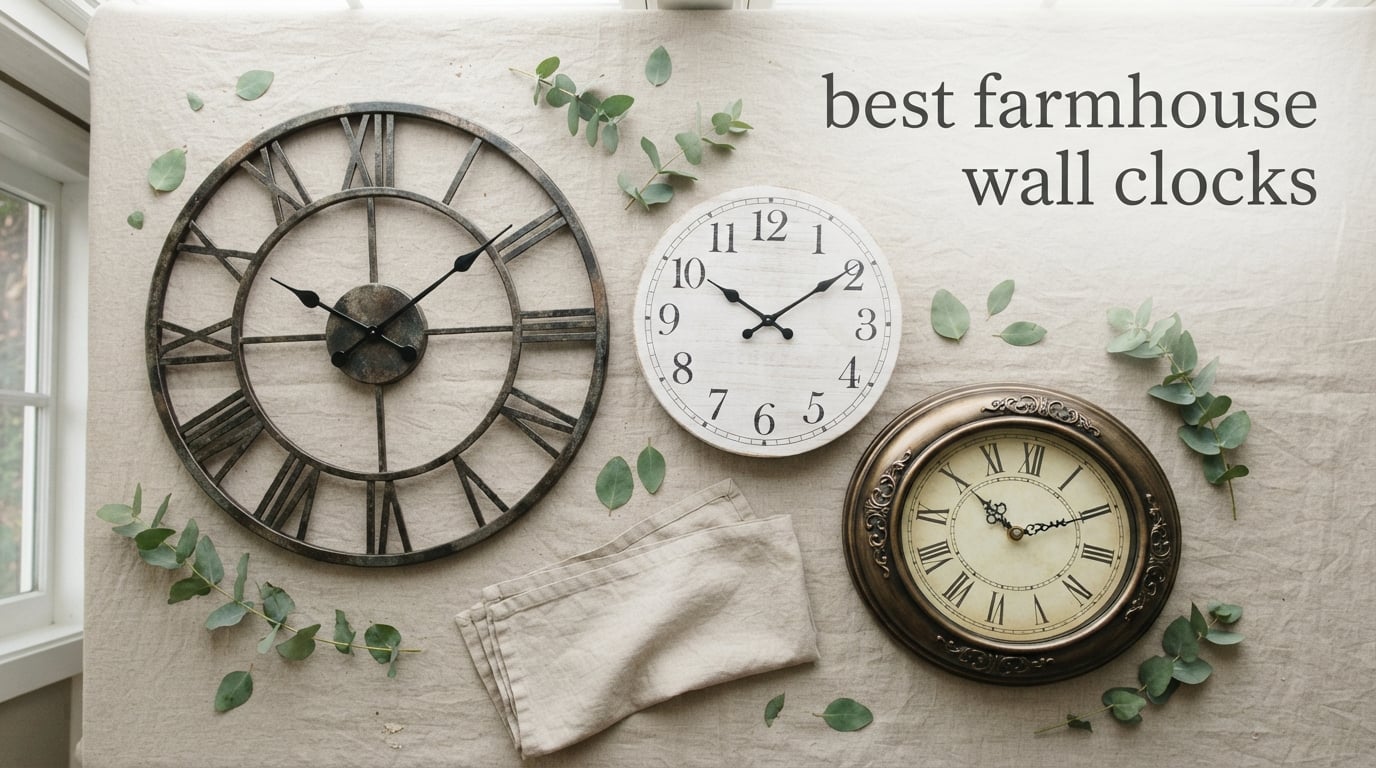 best farmhouse wall clocks