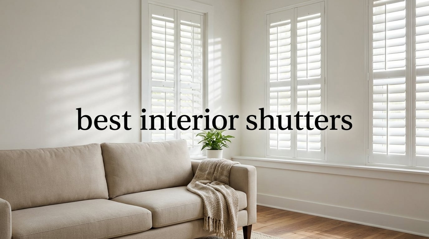 best interior shutters