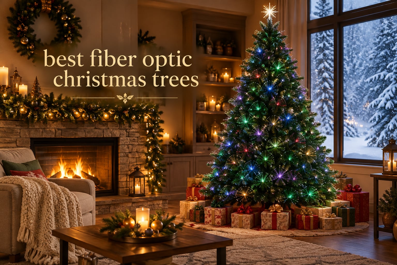 best fiber optic christmas trees