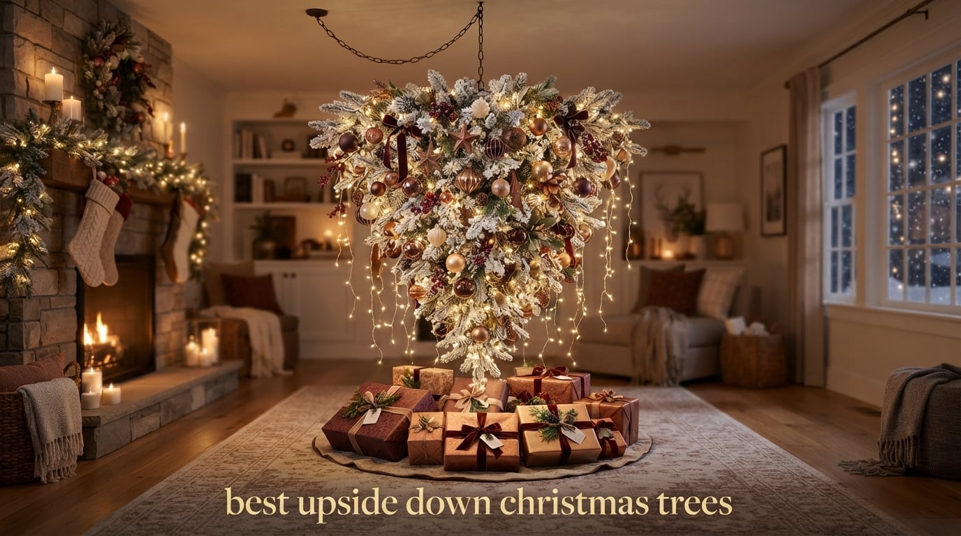 best upside down christmas trees