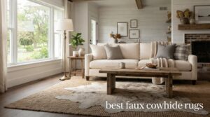 best faux cowhide rugs