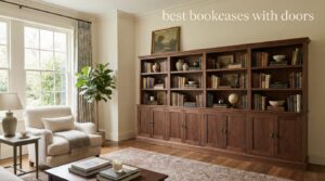 best bookcases with doors