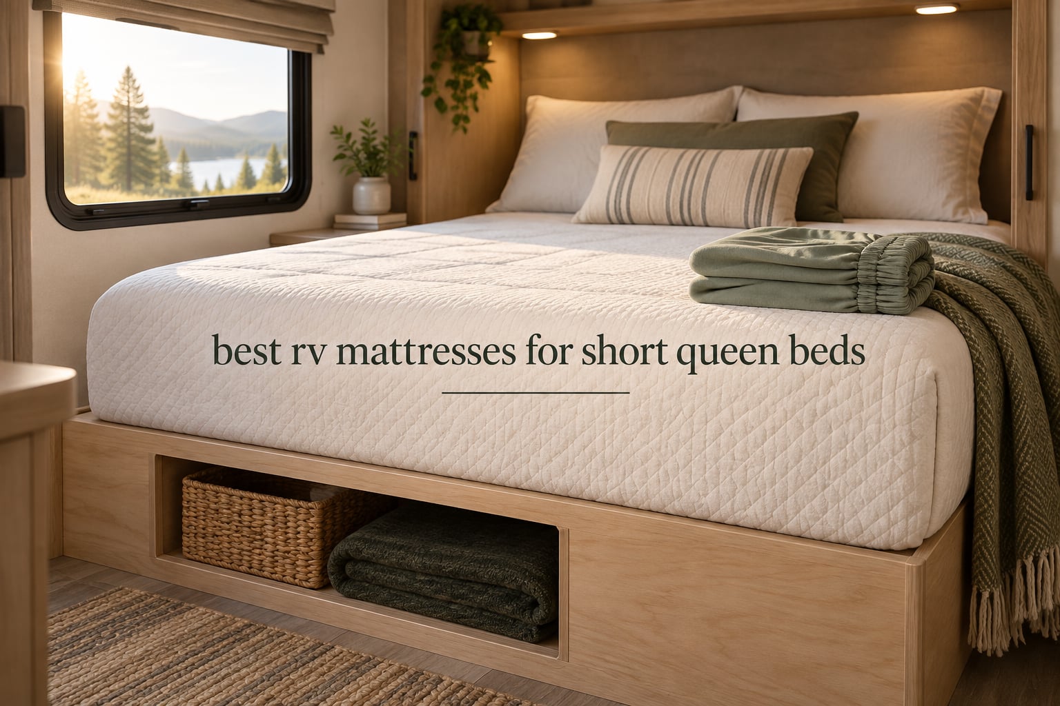 best rv mattresses for short queen beds