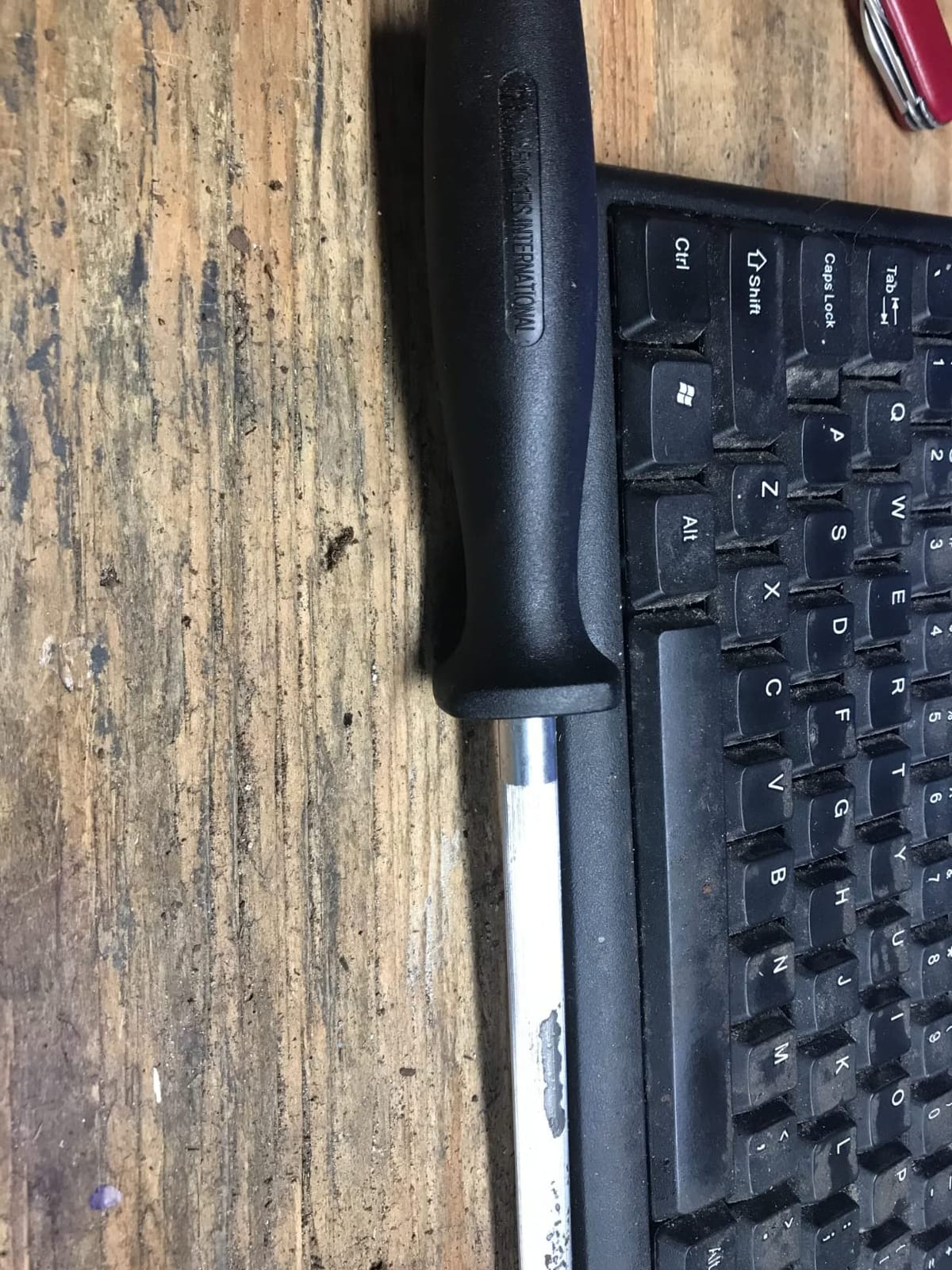 Henckels Sharpening Steel, Fine Edge Honing Rod for Knife Blade Maintenance customer photo 1