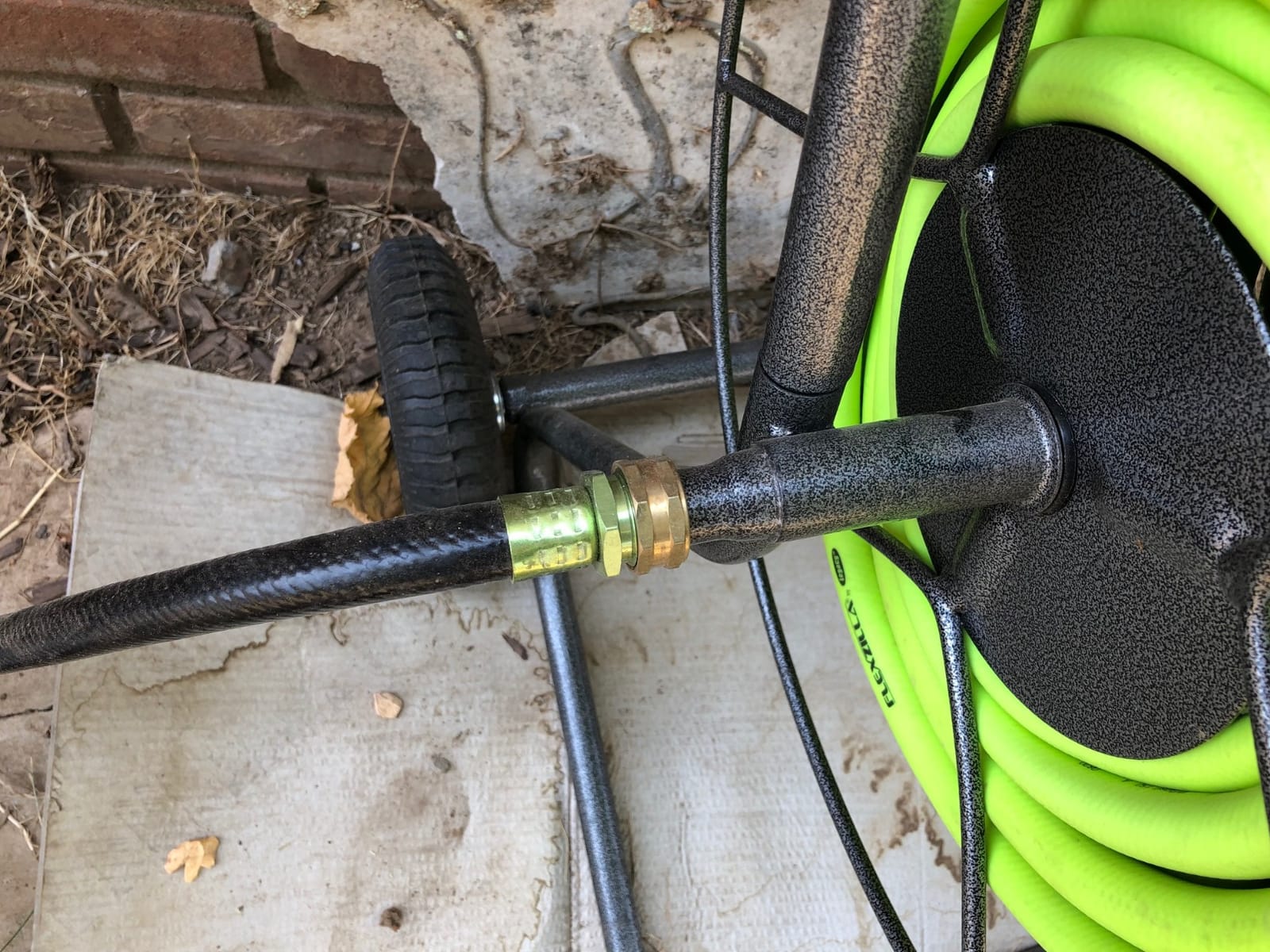 Yard Butler Hose Cart, Metal Hose Caddy, 2 Wheels, 200 Feet customer photo 1