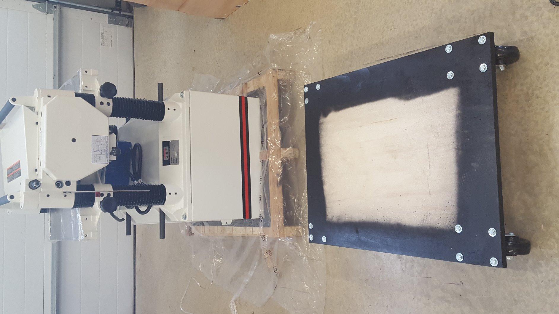JET 20-Inch Planer, Helical Cutterhead, 5 HP, 230V 1Ph (Model JWP-208HH) customer photo 2
