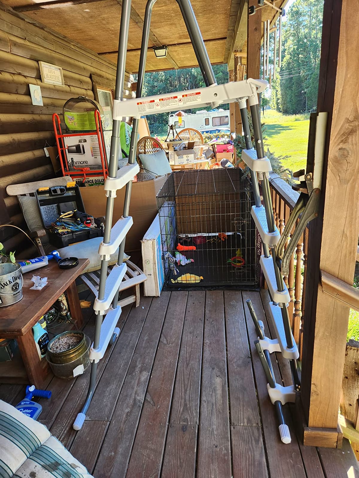 Intex Deluxe Pool Ladder with Removable Steps customer photo 2