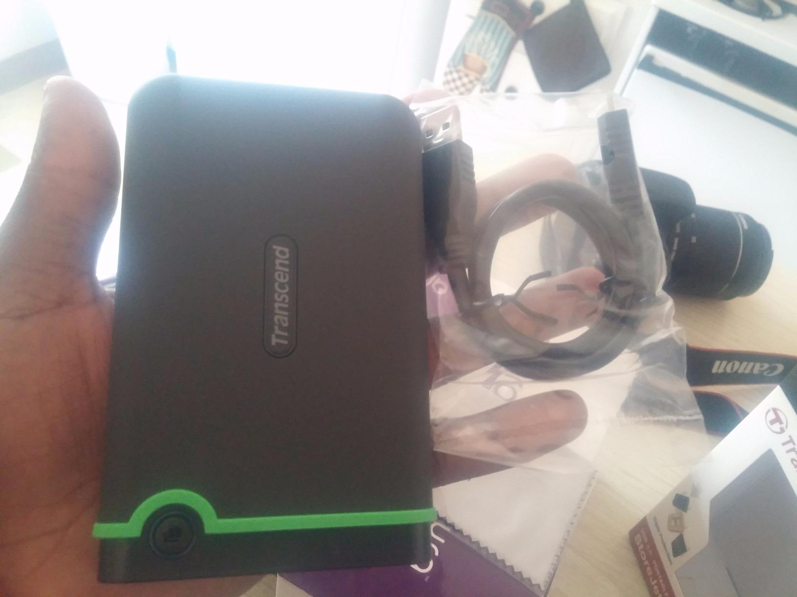 Transcend TS1TSJ25M3 1TB StoreJet M3 Military Drop Tested USB 2.0 External Hard Drive customer photo 2