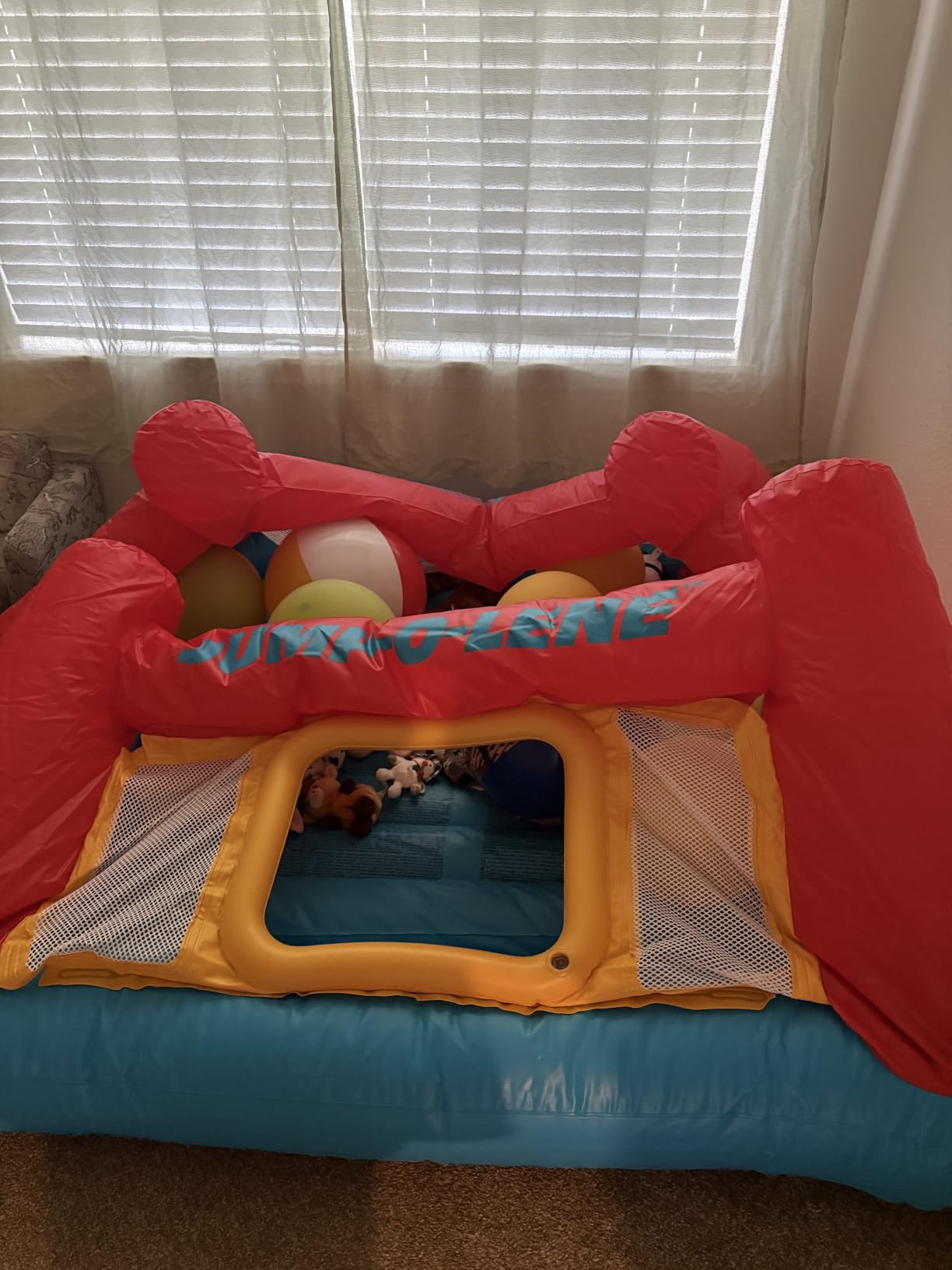 INTEX Jump-O-Lene Inflatable Trampoline Bounce House for Kids Ages 3-6 customer photo 1