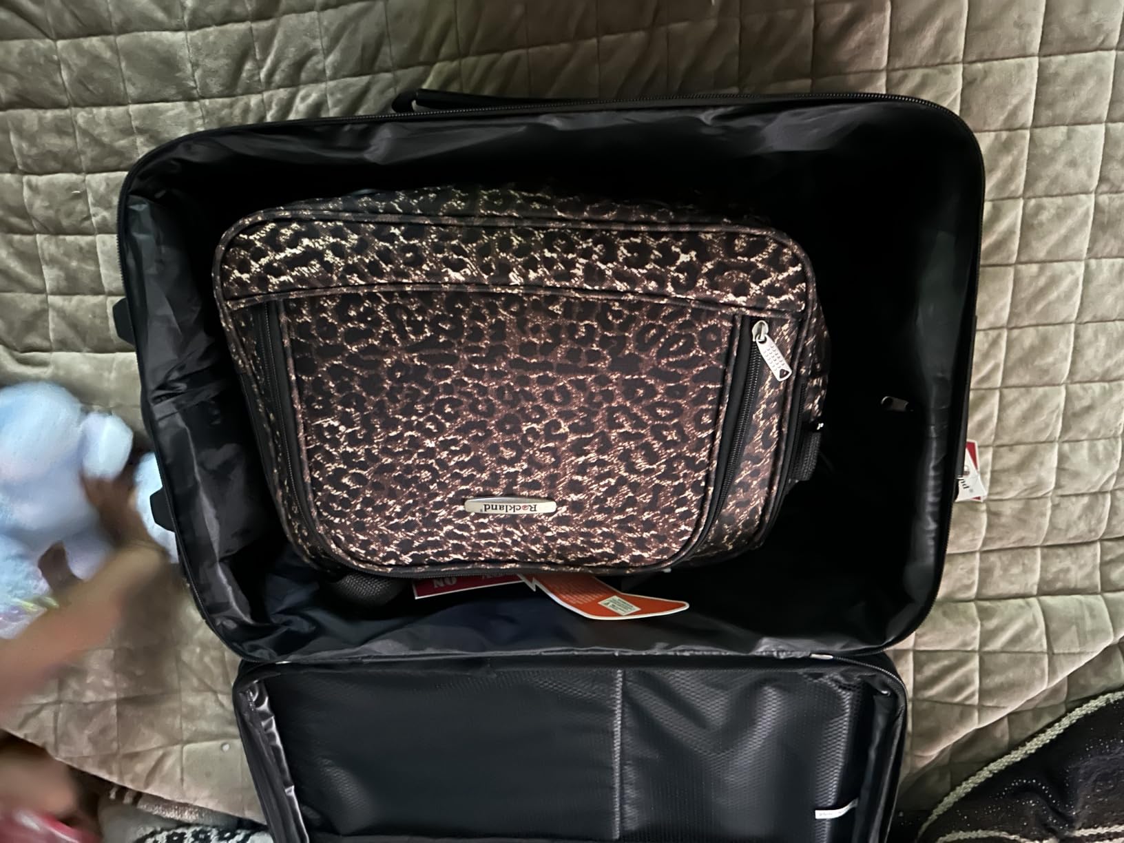 Rockland Fashion Softside 2 Piece Luggage Set, Expandable, (14